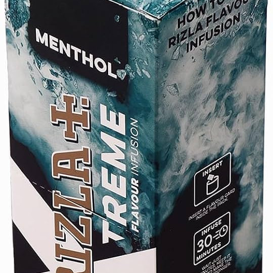 Rizla Menthol Xtreme Flavour Infusion Cards  (Pack of 25)