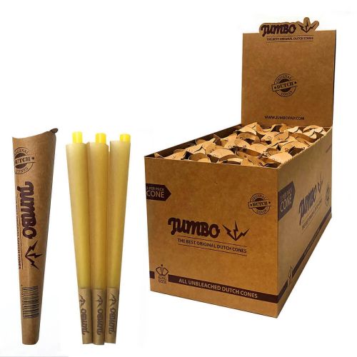 Jumbo King Size Dutch Brown Pre Rolled Cones (3 x 32 Pack)