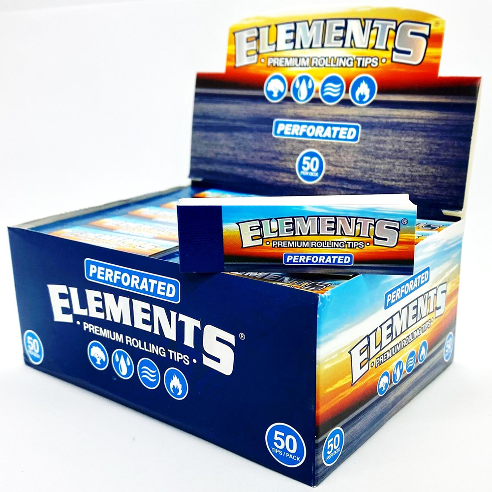Elements Perforated Rolling Tips (50 Booklets)