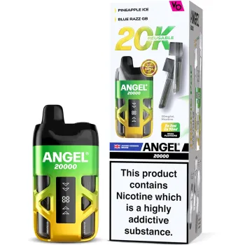 Angel 20,000 Puffs Kits Tropic Pop Edition(Pineapple Ice & Blue Razz GB)