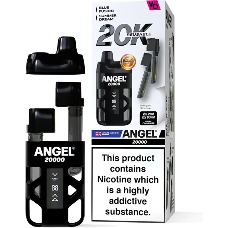 Angel 20,000 Puffs Kits Black Edition(Blue Fusion & Summer Dream)