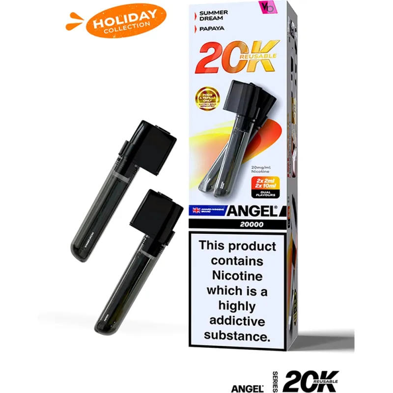 Angel 20,000 Puffs Prefilled Pods Island Edition(Summer Dream & Papaya)