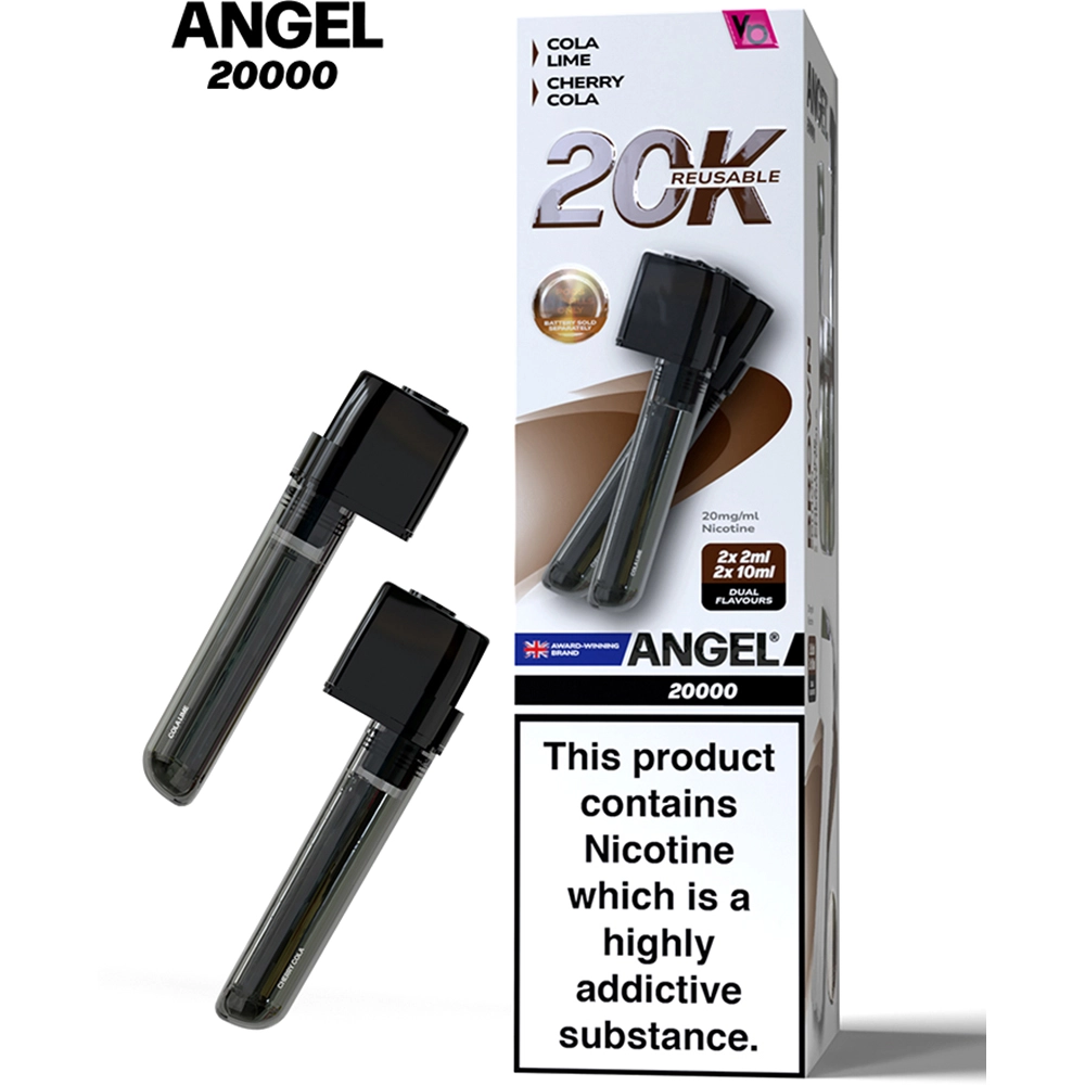 Angel 20,000 Puffs Prefilled Pods Brown Edition(Cola Lime & Cherry Cola)