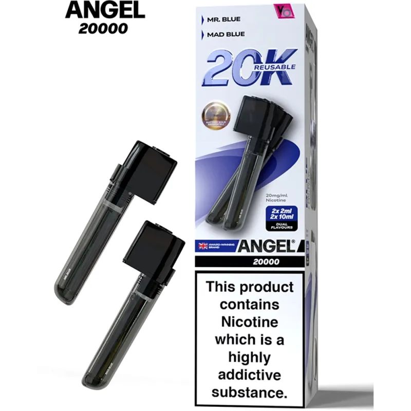 Angel 20,000 Puffs Prefilled Pods Blue Edition(Mr. Blue & Mad Blue)