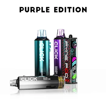 Pyne Pod 50,000 Puffs Kits Purple Edition (Sakura Grape & Cherry Ice & Blue Razz GB)