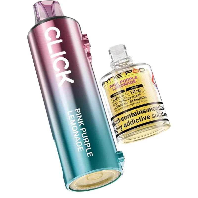 Pyne Pod 50,000 Puffs Prefilled Pods Pink Purple Lemonade