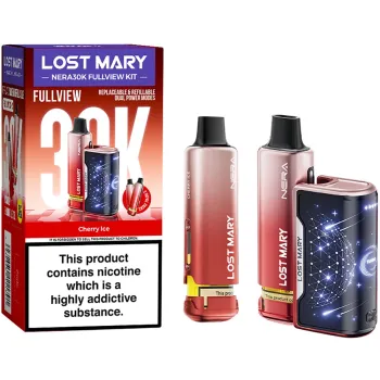 Lost Mary Nera 30,000 Puffs Vape Kits Cherry Ice