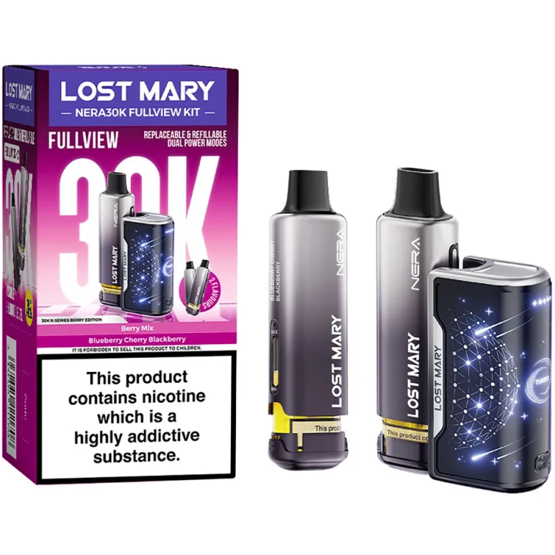 Lost Mary Nera 30,000 Puffs Kits Berry Edition(Berry Mix Blueberry & Cherry Blackberry)