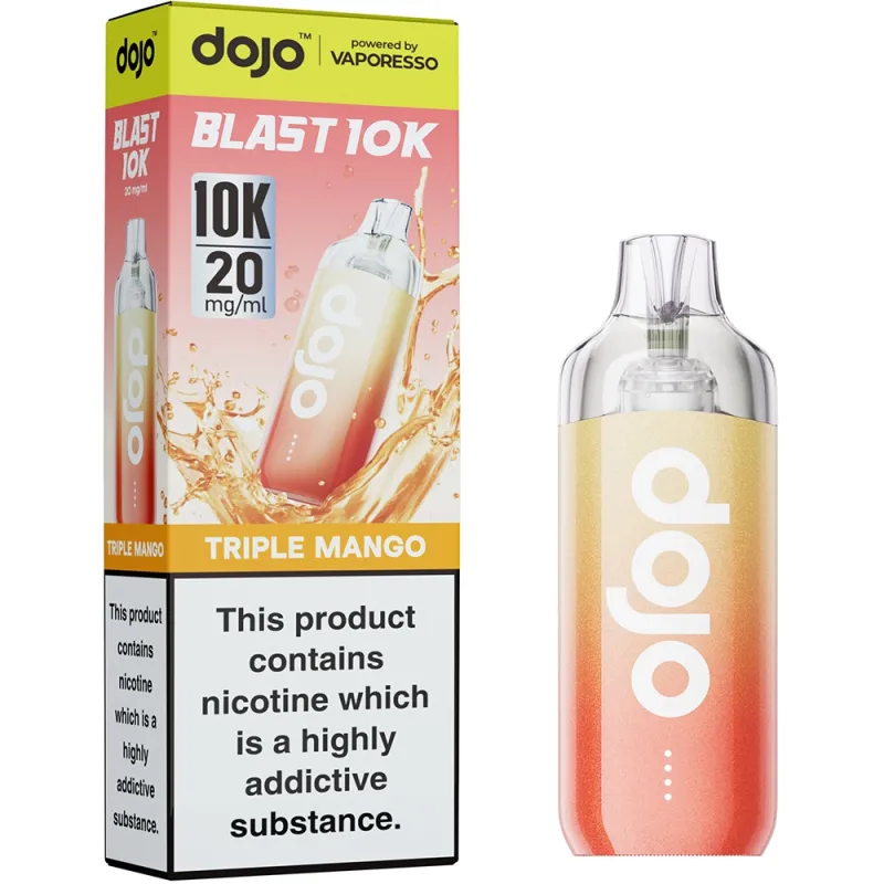 Dojo Blast 10,000 Puffs Kit Triple Mango
