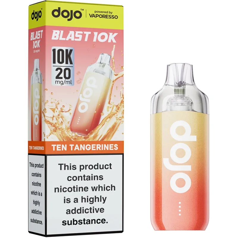 Dojo Blast 10,000 Puffs Kit Ten Tangerines