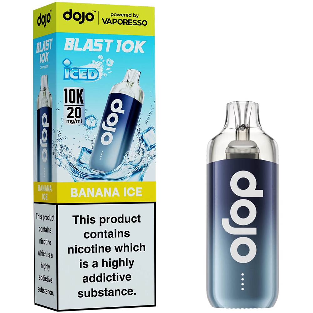 Dojo Blast 10,000 Puffs Kit Banana Ice 