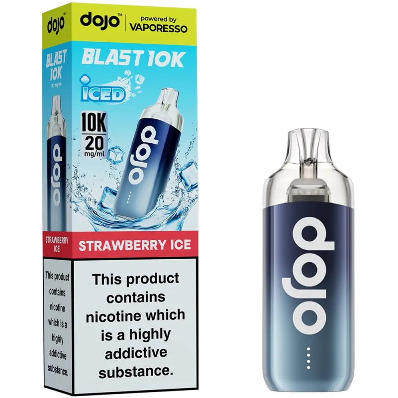 Dojo Blast 10,000 Puffs Kit Strawberry Ice