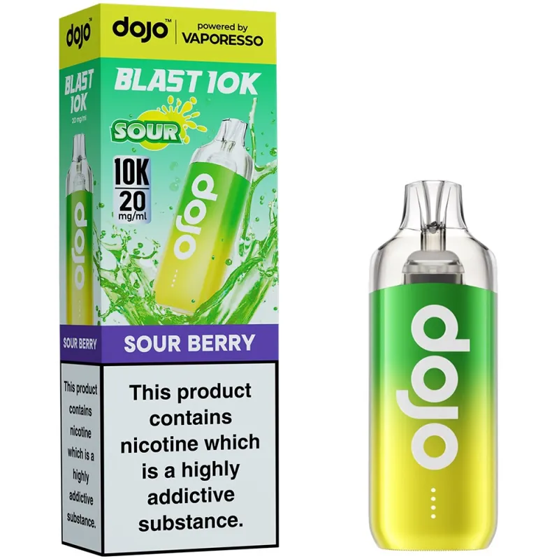 Dojo Blast 10,000 Puffs Kit Sour Berry