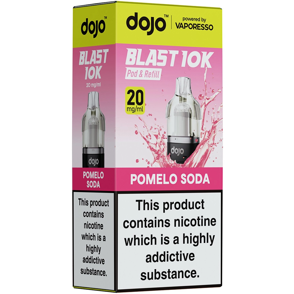 Dojo Blast 10,000 Puffs Prefilled Pods Pomelo Soda