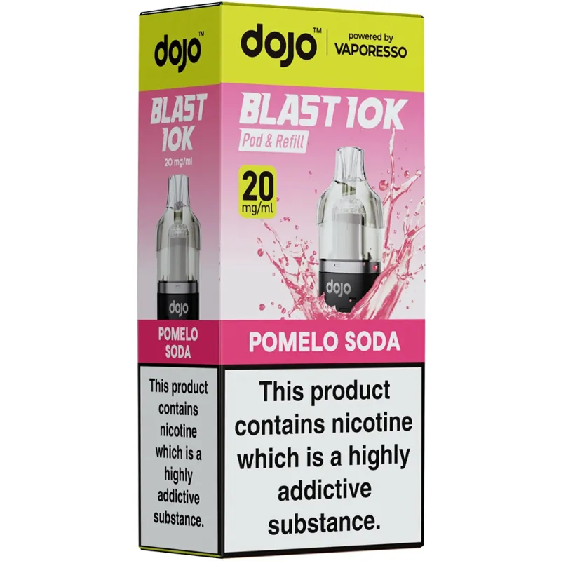Dojo Blast 10,000 Puffs Prefilled Pods Pomelo Soda