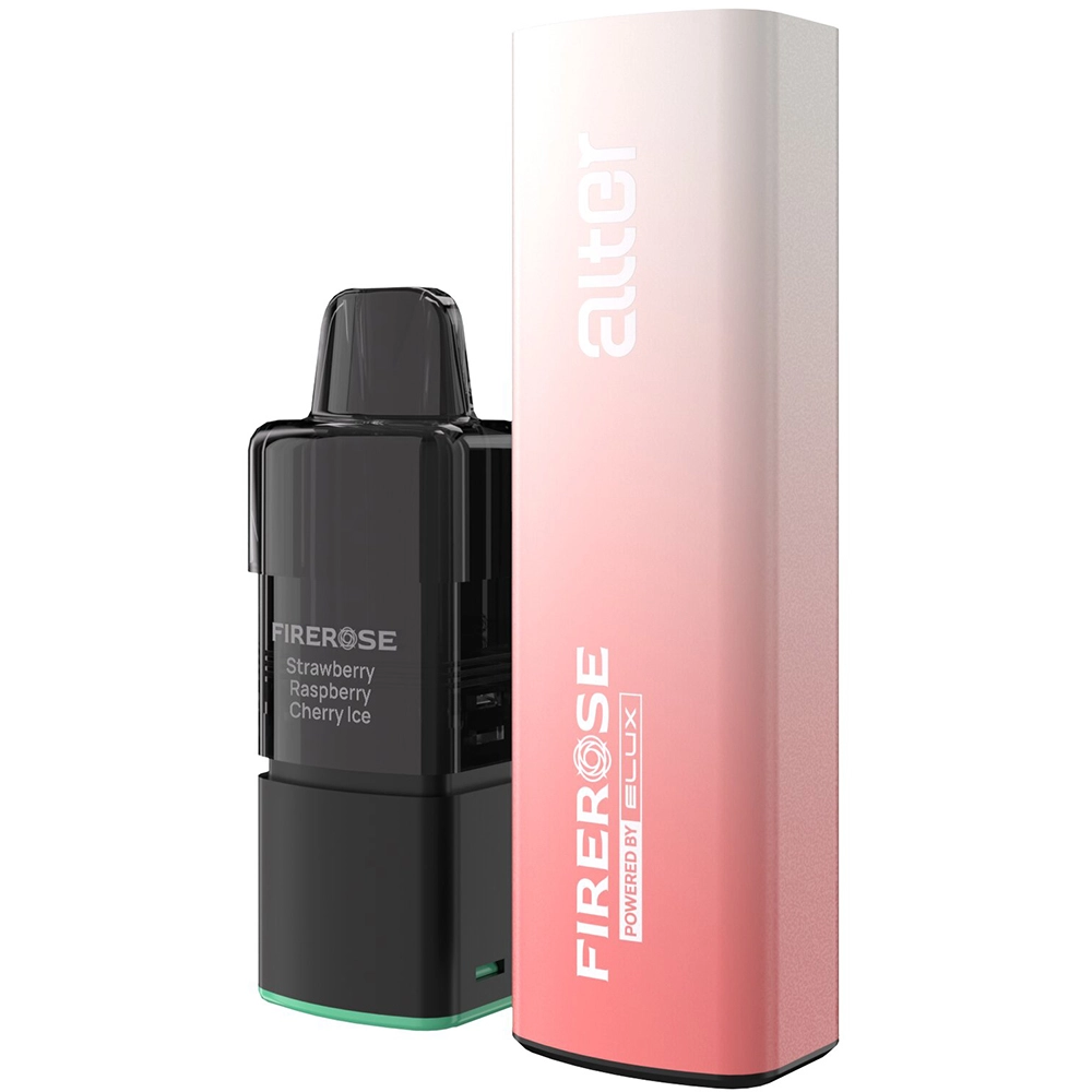 Elux Firerose Alter 7,000 Puffs Kits Strawberry Raspberry Cherry Ice