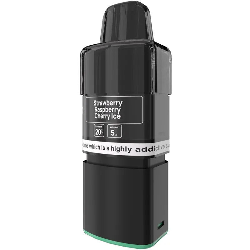 Elux Firerose Alter 7,000 Puffs Prefilled Pods Strawberry Raspberry Cherry Ice