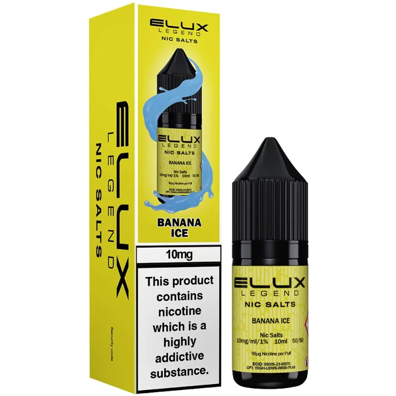 Elux Legend Nic Salt 10mg Banana ice

