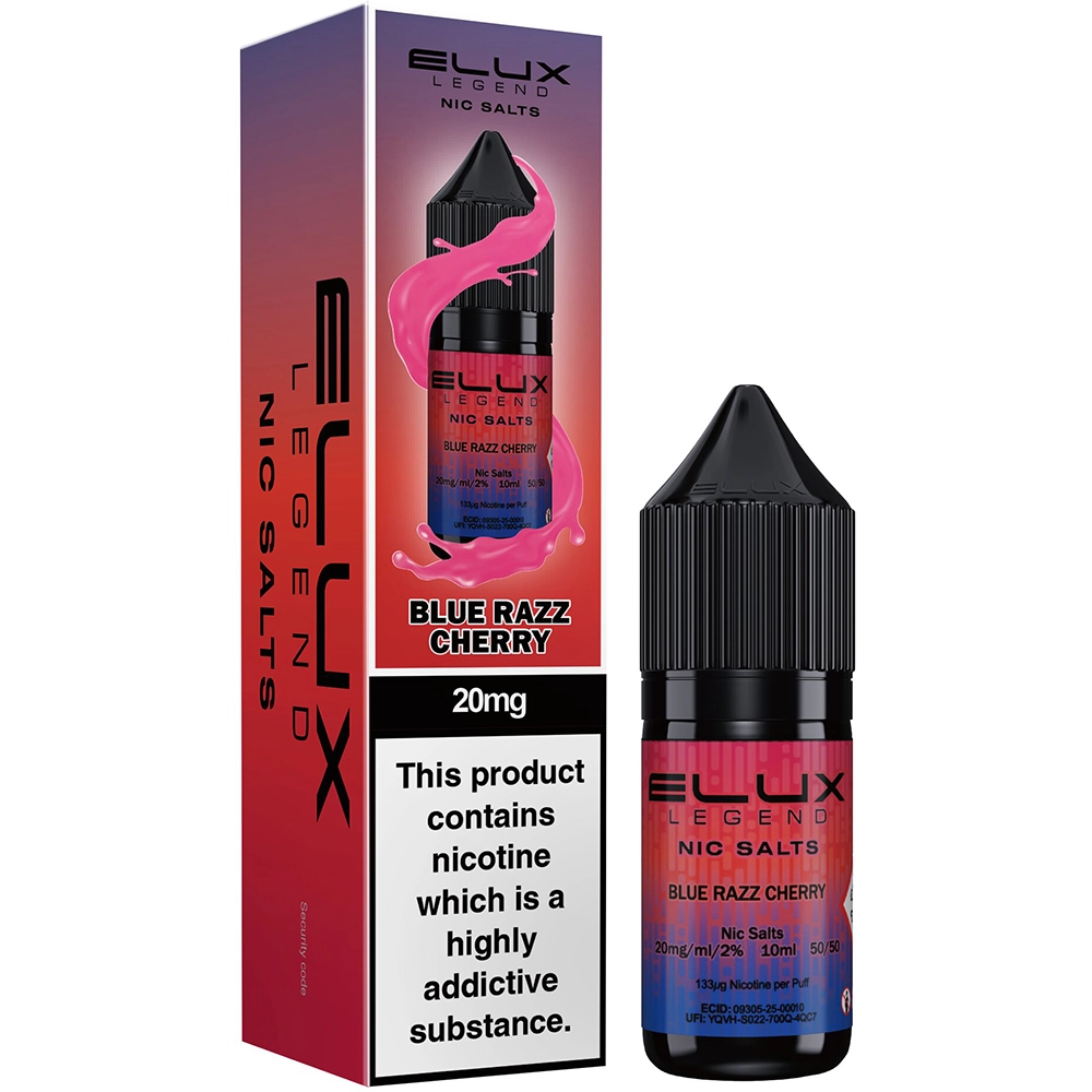 Elux Legend Nic Salt 10mg Blueberry 
