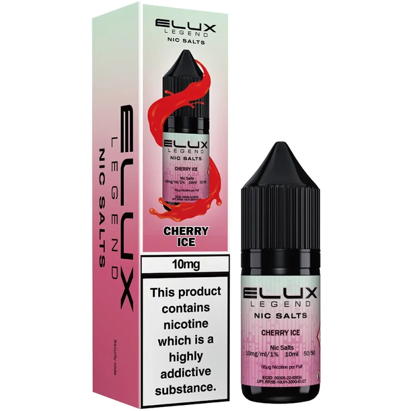 Elux Legend Nic Salt 10mg Cherry Ice
