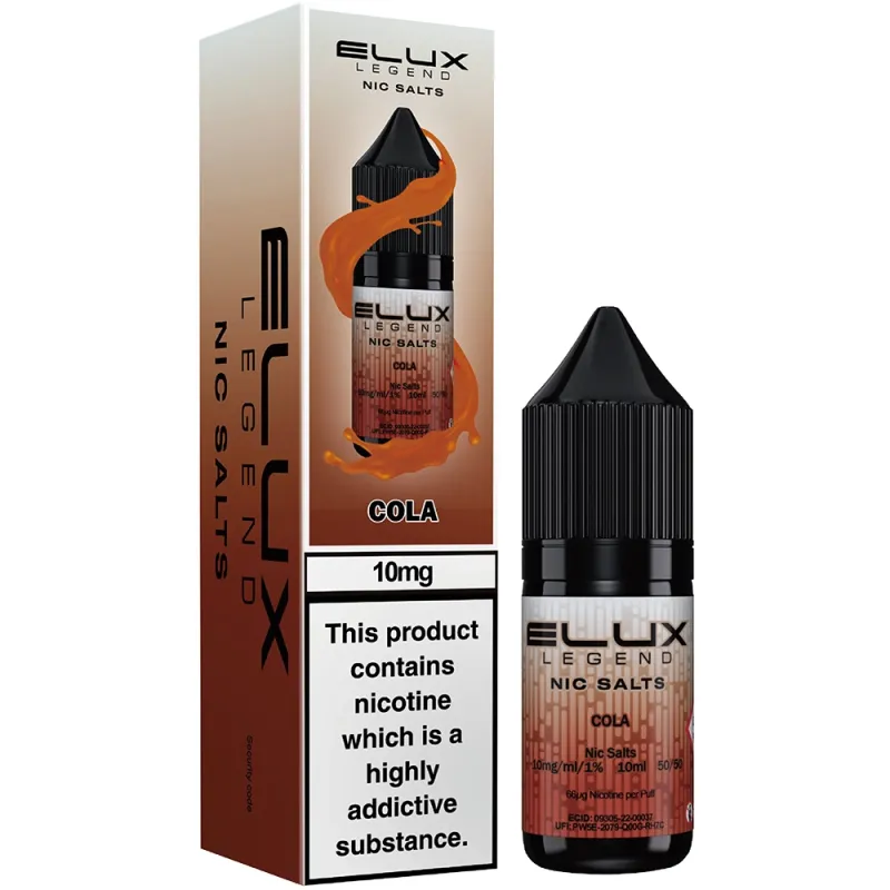 Elux Legend Nic Salt 10mg Cola
