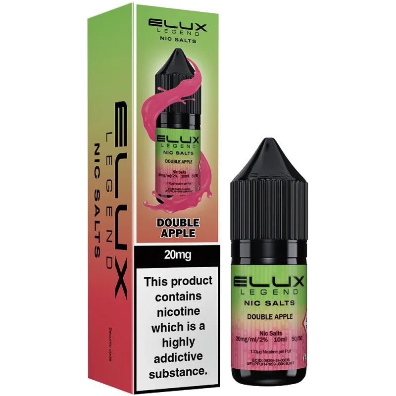 Elux Legend Nic Salt 10mg Double Apple
