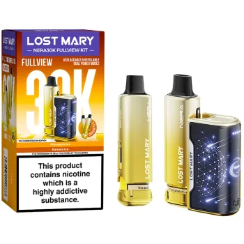 Lost Mary Nera 30,000 Puffs Kits Yellow Edition(Pineapple Ice & Banana Ice)