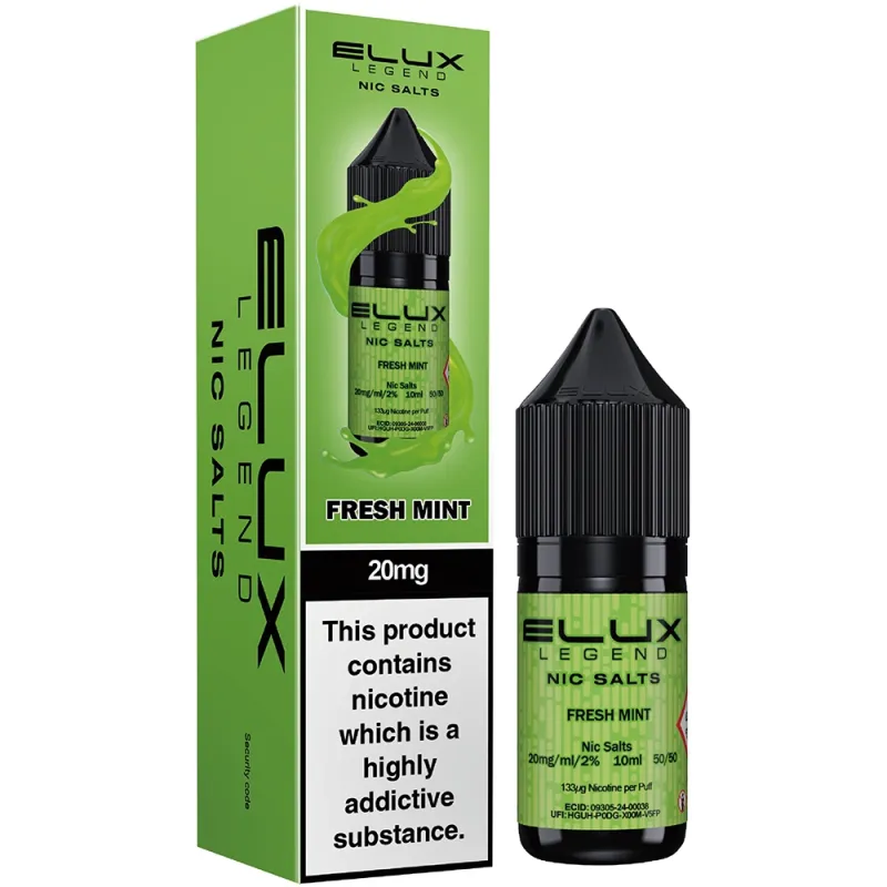 Elux Legend Nic Salt 10mg Fresh Mint
