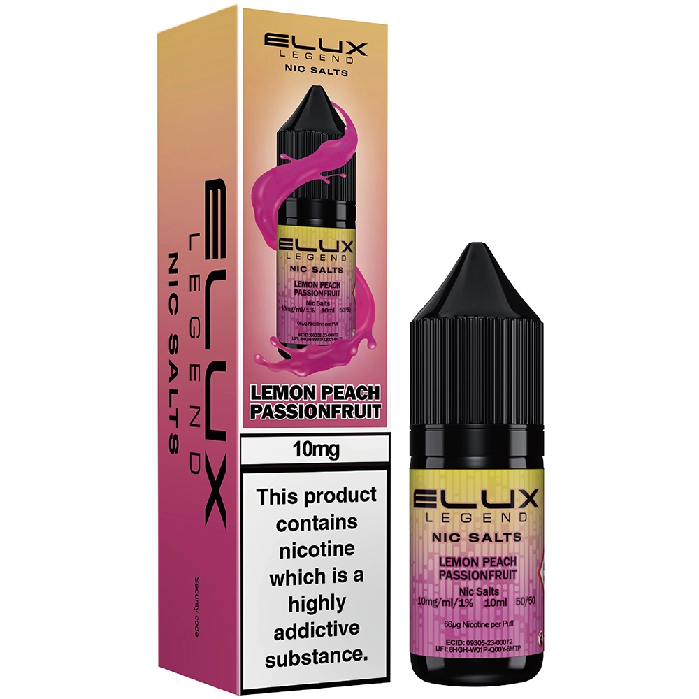 Elux Legend Nic Salt 10mg Lemon Peach Passion
