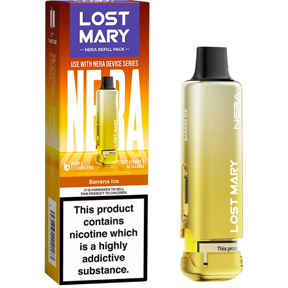 Lost Mary Nera 15,000 Puffs Prefilled Pods Banana Ice