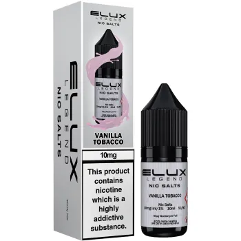 Elux Legend Nic Salt 10mg Vanilla Tobacco
