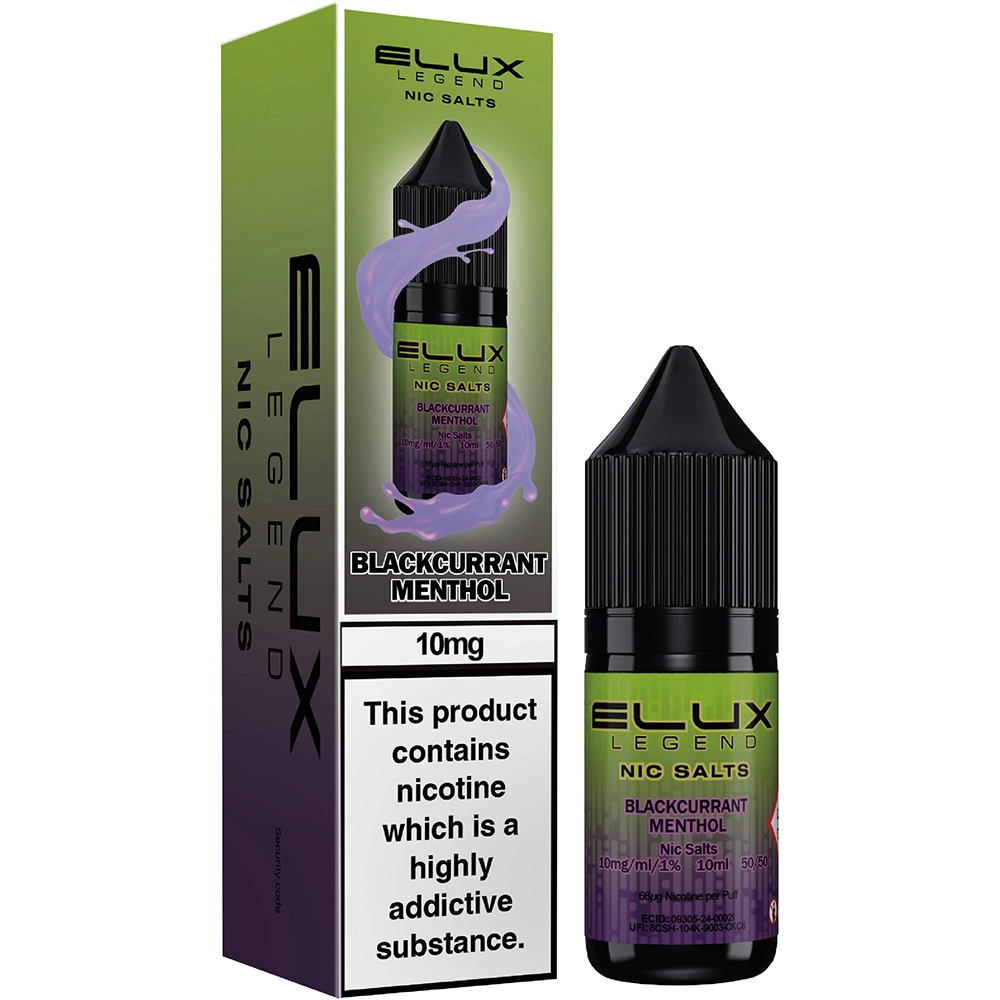 Elux Legend Nic Salt 20mg Blackcurrant Menthol

