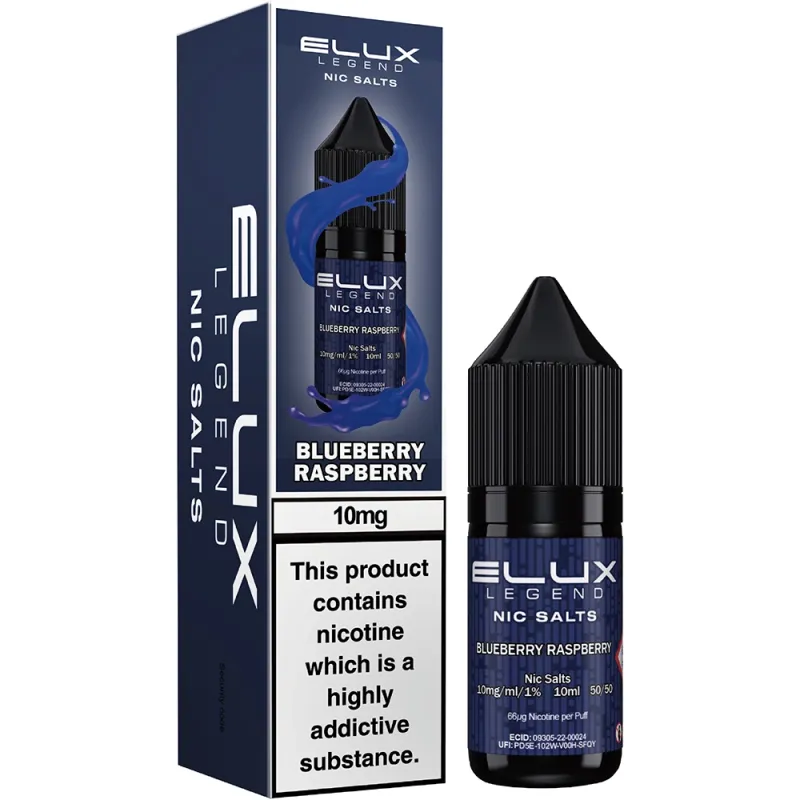 Elux Legend Nic Salt 20mg Blueberry Raspberry
