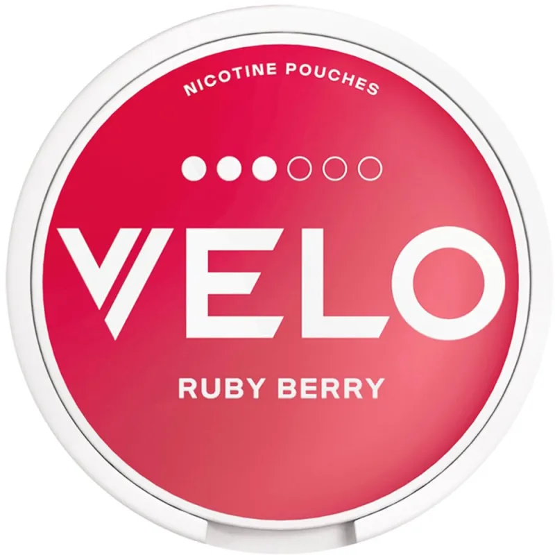 Velo Ruby Berry 10mg (3 dot) Nicotine Pouches