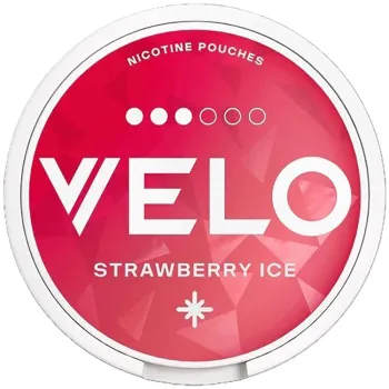 Velo Strawberry Ice 10mg (3 dot) Nicotine Pouches