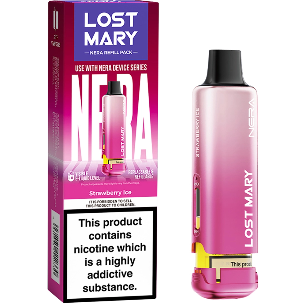Lost Mary Nera 15,000 Puffs Prefilled Pods Strawberry Ice