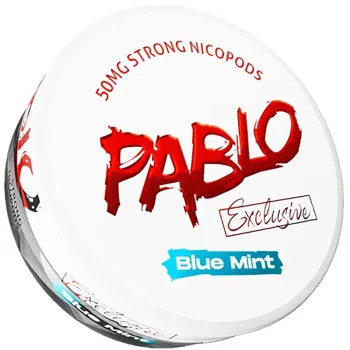 Pablo Exclusive Blue Mint 50mg Nicotine Pouches