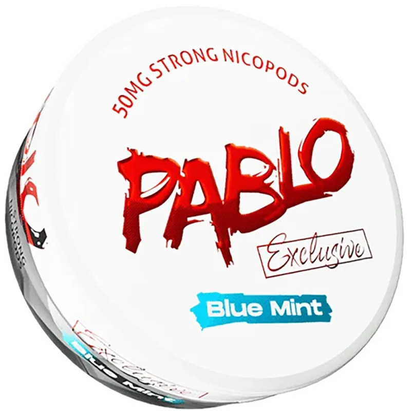 Pablo Exclusive Blue Mint 50mg Nicotine Pouches
