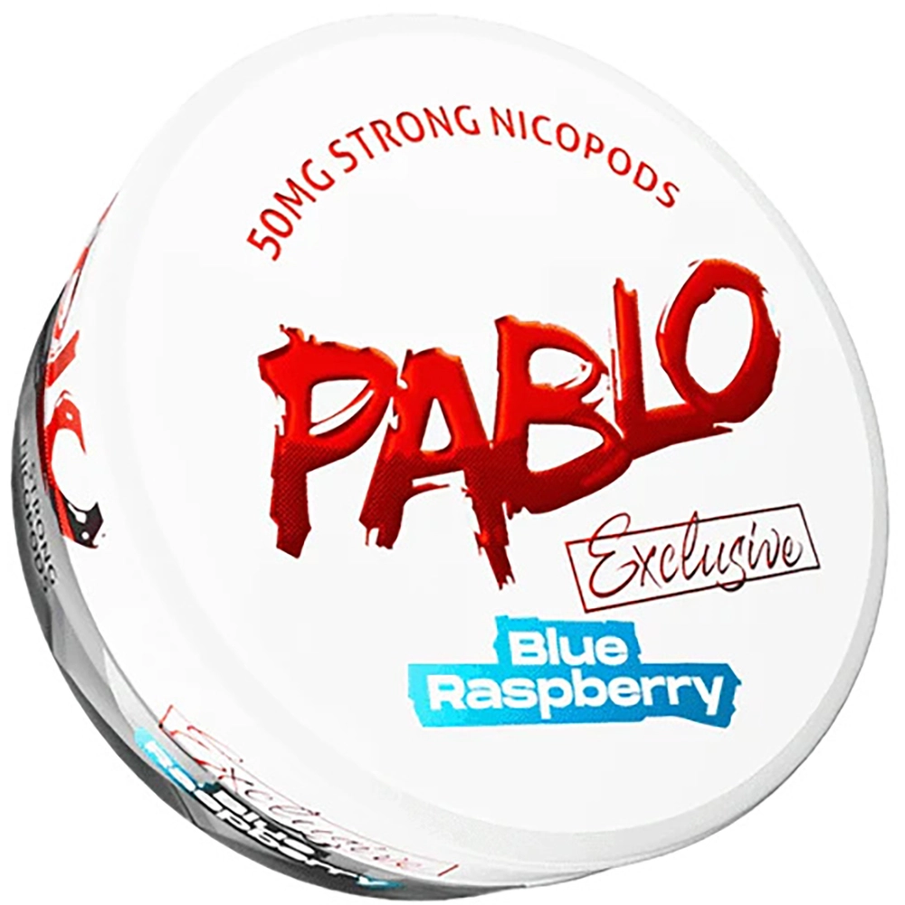 Pablo Exclusive Blue Raspberry 50mg Nicotine Pouches
