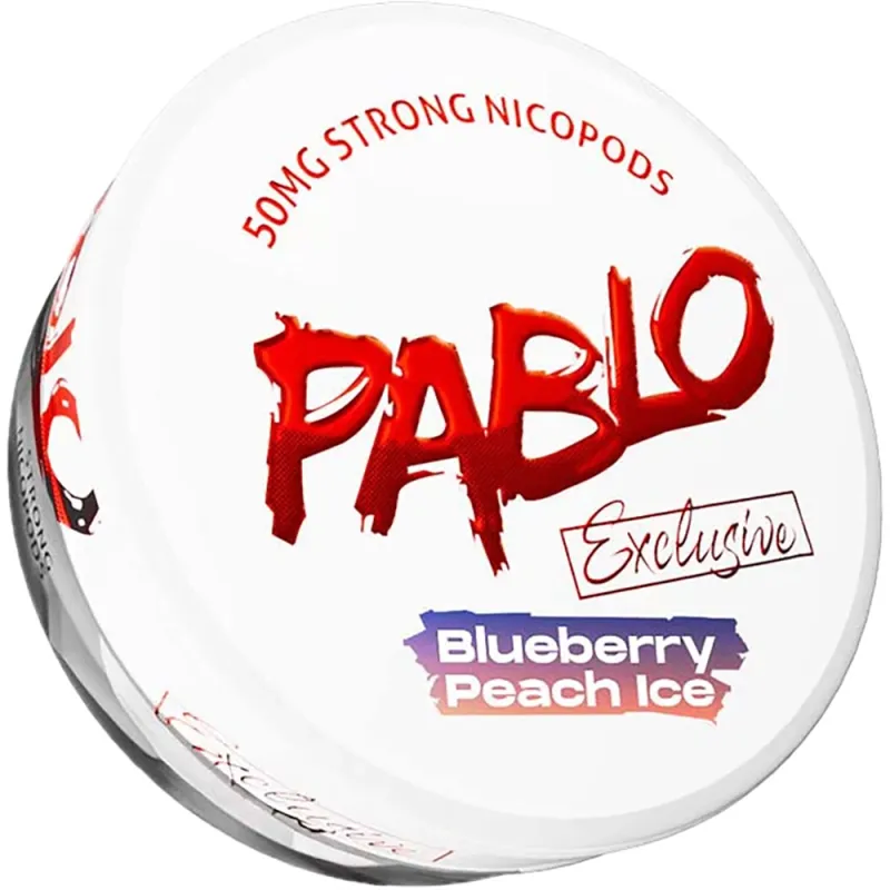 Pablo Exclusive Blueberry Peach Ice 50mg Nicotine Pouches