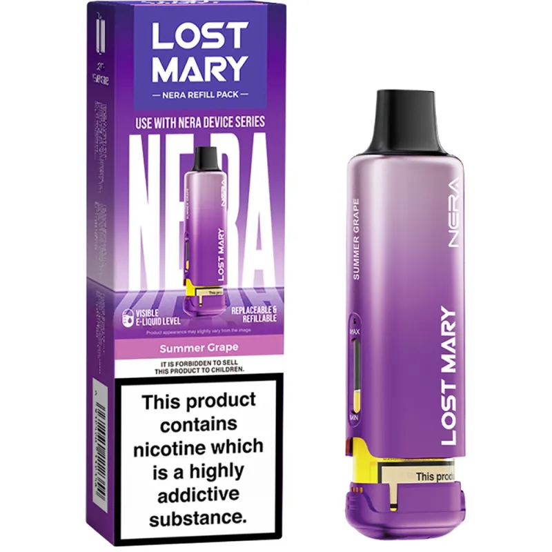 Lost Mary Nera 15,000 Puffs Prefilled Pods Summer Grape