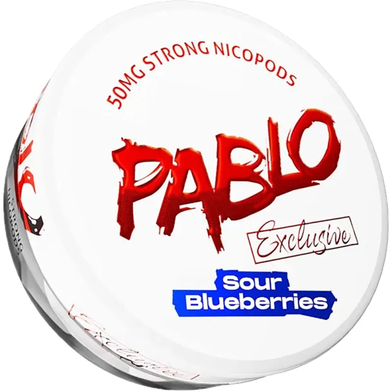 Pablo Exclusive Sour Blueberries 50mg Nicotine Pouches