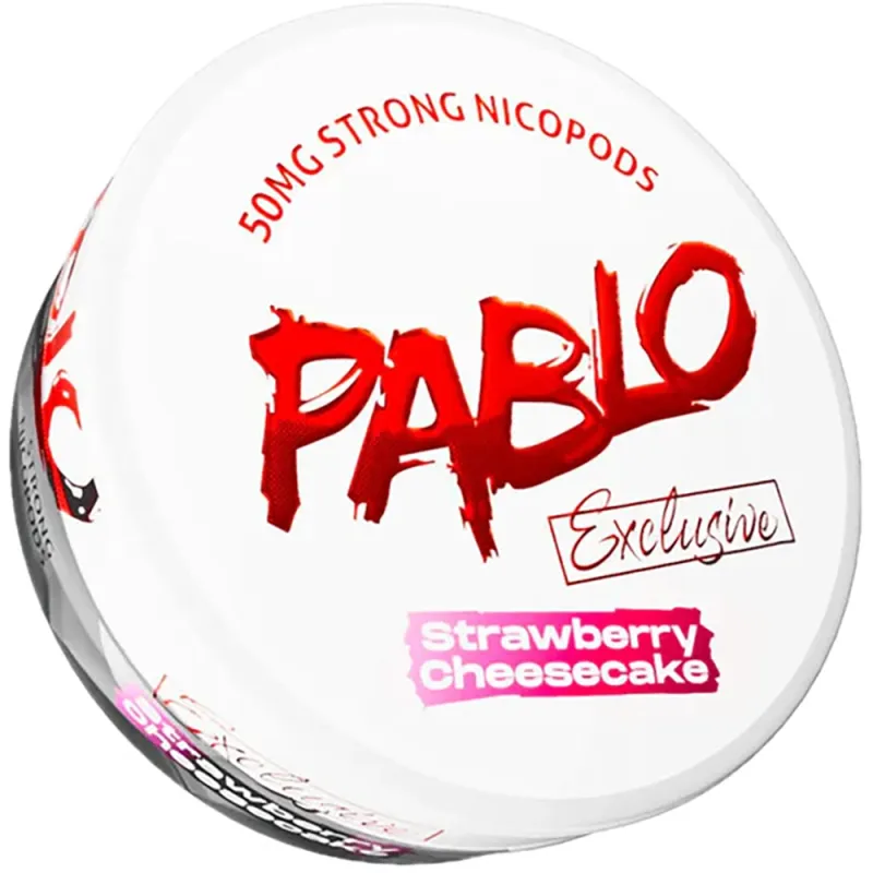 Pablo Exclusive Strawberry Cheesecake 50mg Nicotine Pouches