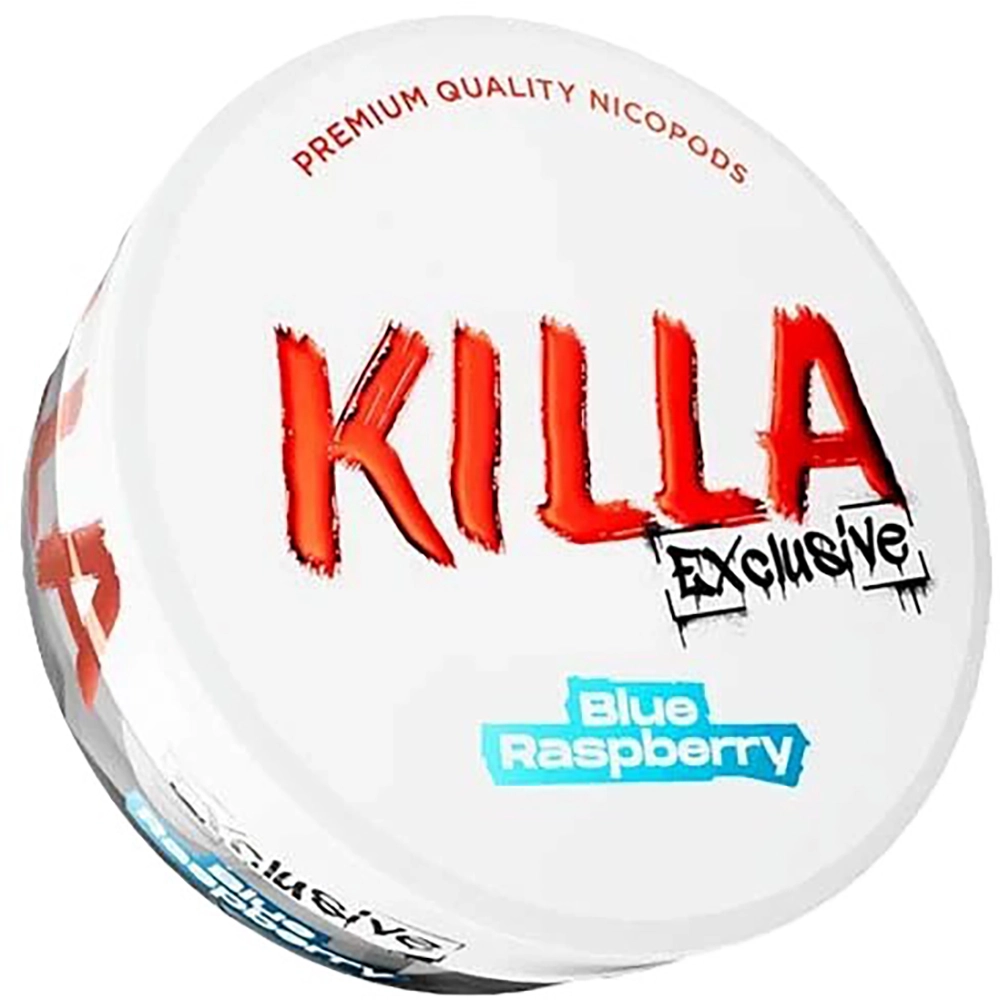 Killa Exclusive Blue Raspberry 16.5mg Nicotine Pouches