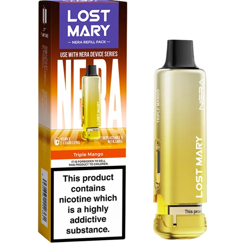 Lost Mary Nera 15,000 Puffs Prefilled Pods Triple Mango