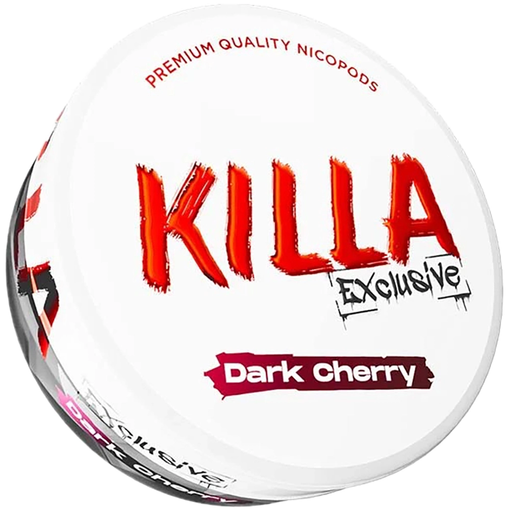 Killa Exclusive Dark Cherry 16.5mg Nicotine Pouches