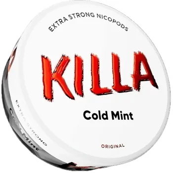 Killa Cold Mint 16.5mg Nicotine Pouches