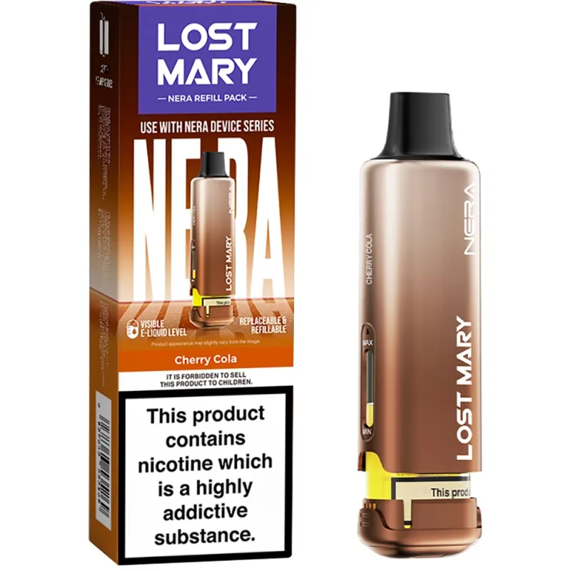 Lost Mary Nera 15,000 Puffs Prefilled Pods Cherry Cola