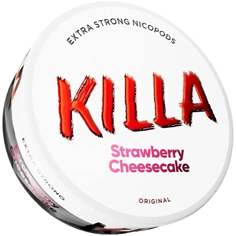 Killa Strawberry Cheesecake 16.5mg Nicotine Pouches