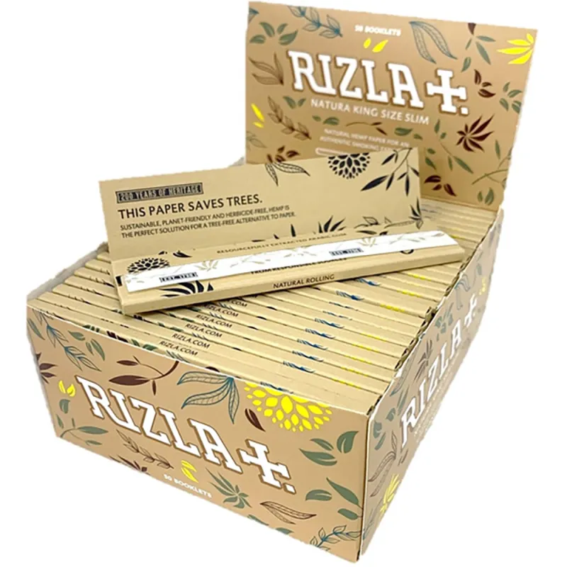 Rizla Natura King Size Slim Rolling Paper (50 Booklets)